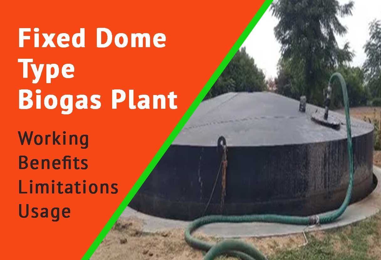 Fixed Dome Type Biogas Plant
